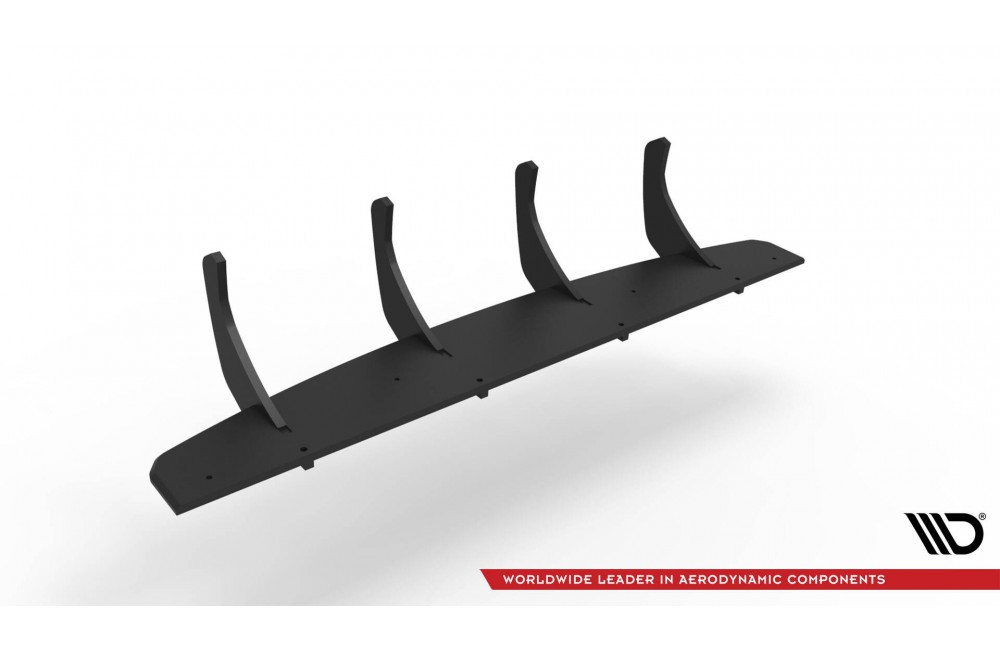 Street Pro Rear Diffuser Volkswagen Scirocco R Mk3 - Black