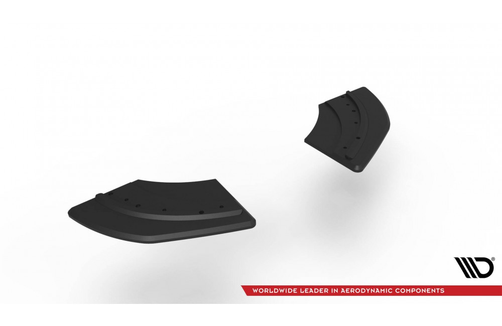 Street Pro Rear Side Splitters Volkswagen Scirocco R Mk3 - Black