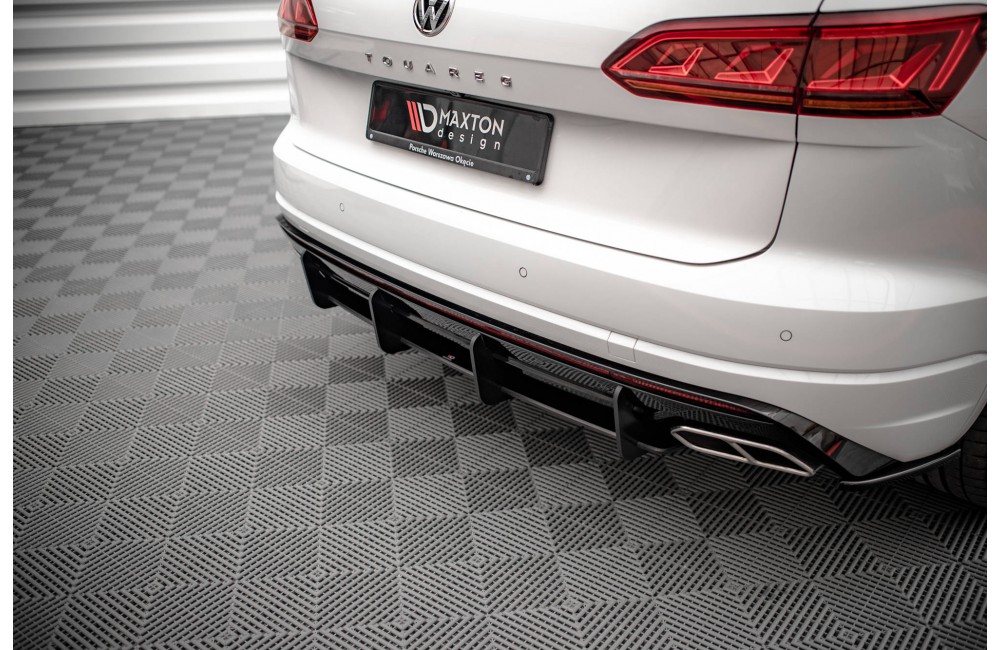 Street Pro Rear Diffuser Volkswagen Touareg R-Line Mk3 - Black