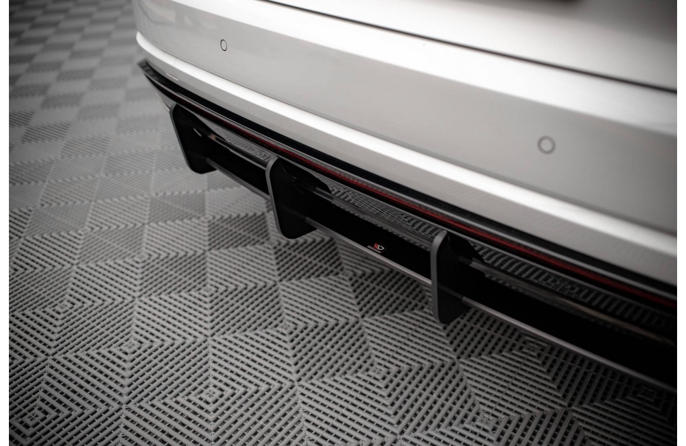Street Pro Rear Diffuser Volkswagen Touareg R-Line Mk3 - Black