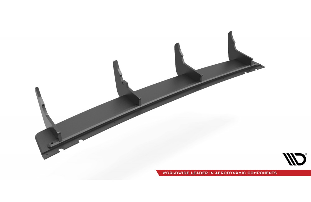 Street Pro Rear Diffuser Volkswagen Touareg R-Line Mk3 - Black