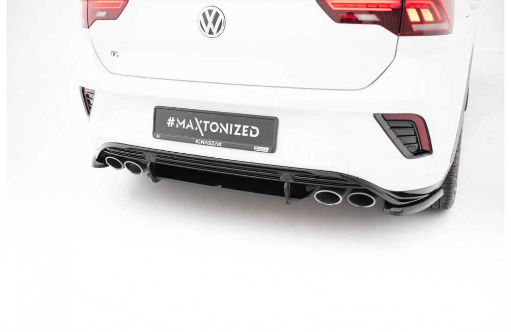 Street Pro Rear Diffuser Volkswagen T-Roc R Mk1 - Black