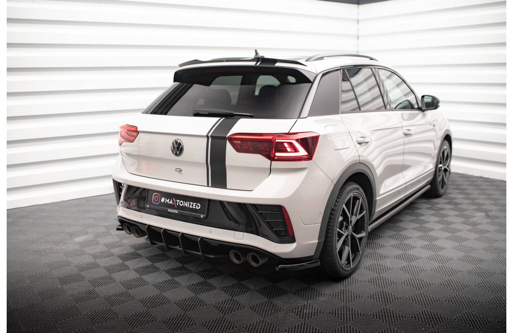Street Pro Rear Diffuser Volkswagen T-Roc R Mk1 Facelift - Black