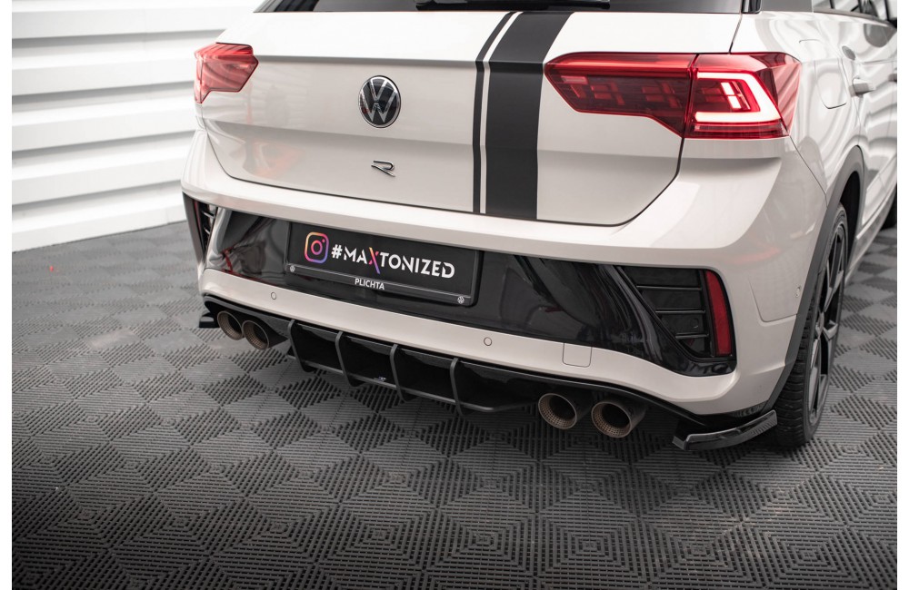 Street Pro Rear Diffuser Volkswagen T-Roc R Mk1 Facelift - Black