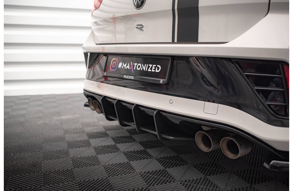Street Pro Rear Diffuser Volkswagen T-Roc R Mk1 Facelift - Black