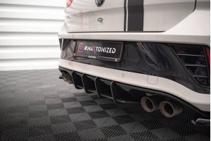 Street Pro Rear Diffuser Volkswagen T-Roc R Mk1 Facelift - Black
