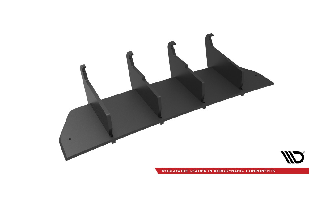 Street Pro Rear Diffuser Volkswagen T-Roc R Mk1 Facelift - Black