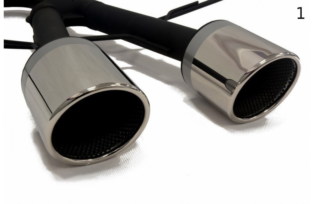 SPORTS EXHAUST TIPS VOLKSWAGEN GOLF 5, GOLF 6 AND SCIROCCO